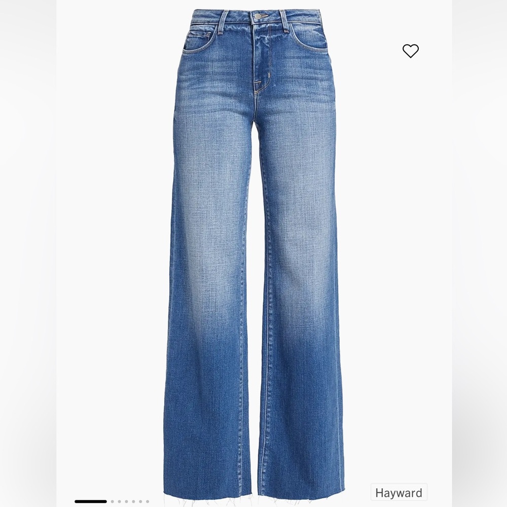 L'AGENCE Blue Flare & Wide Leg Jeans